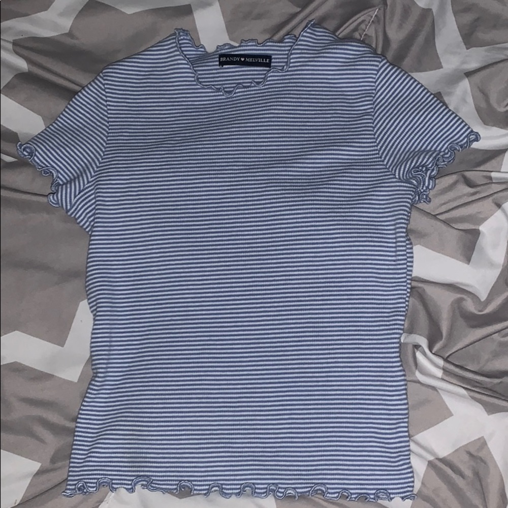 Cute Brandy Melville baby blue top